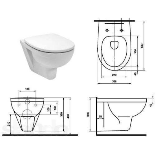 KOLO Primo Унитаз навесной K83100
