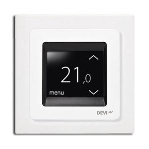 Терморегулятор программируемый Devireg Touch White Сенсорный