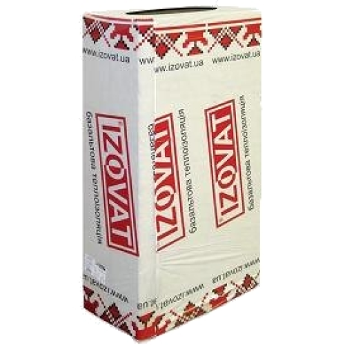 Базальтовый утеплитель IZOVAT 145 1000х600х50мм (2,40 м2)