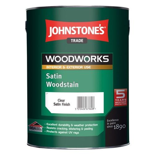 Антисептик для дерева JOHNSTONES Satin Woodstain 2,5 л