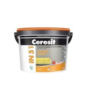 Ceresit IN-51 Standard інтер'єрна матова акрилова фарба, 10л
