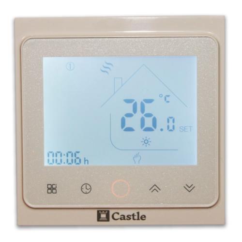 Терморегулятор програмований Castle з функцією Wi-Fi TWE02 (Білий)
