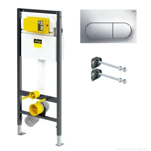 Комплект інсталяції для унітазу Prevista Dry 771973 (3 в 1), клавіша 773748