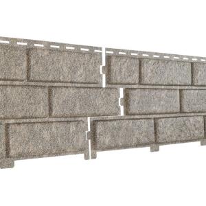 Сайдинг виниловый Ю-Пласт Stone House Кирпич Бежевый двойной замок