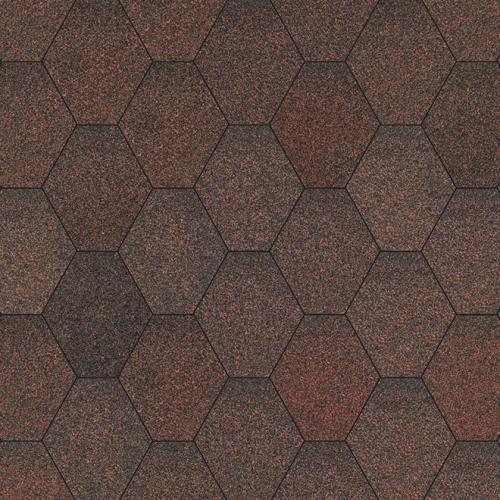 Битумная черепица Акваизол Мозайка Секвойя