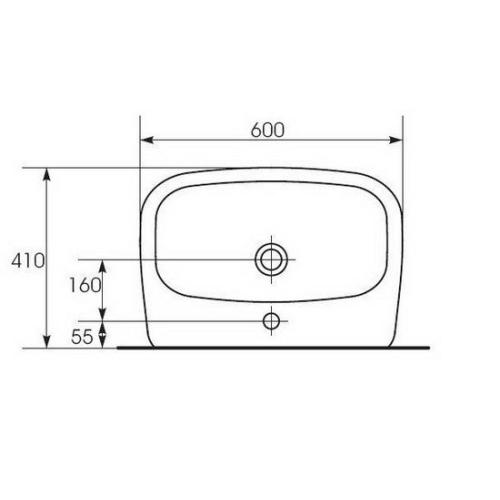 Умивальник Facile 60 Cersanit