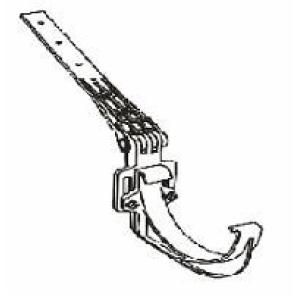 PLASTMO Водосточная система Кронштейн универсальный пластиковый (Медь)