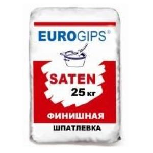 Шпаклевка гипсовая финишная EUROGIPS SATEN 25 кг