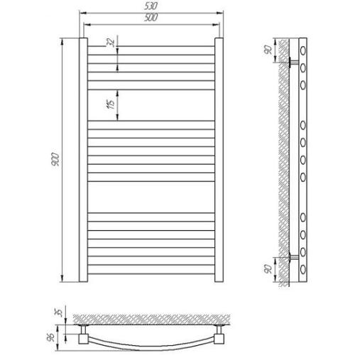 Сушка для рушників водяна Laris Гранд