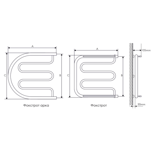 Сушка для рушників водяна Laris Фокстрот