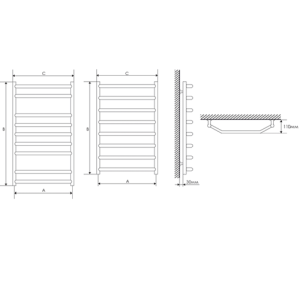 Полотенцесушитель электрический Laris Виктория Э Полотенцесушитель электрический Laris Виктория Э