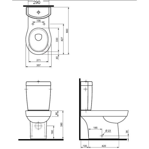 KOLO VARIUS Унитаз-компакт K39000 KOLO VARIUS Унитаз-компакт K39000