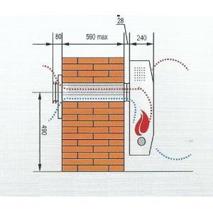 Газовый конвектор Ужгород АКОГ-3-СП со стальным теплообменником (SIT)
