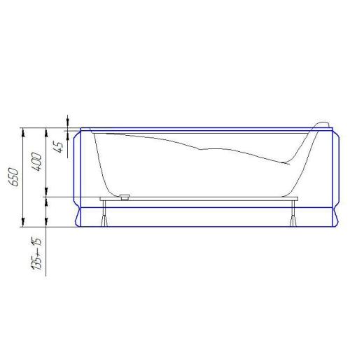 Ванна акриловая Artel Plast (Rimini) Искра 1300х750
