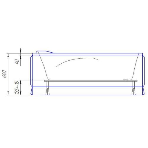 Ванна акрилова Artel Plast (Catanzaro) Устина 1400х750 Ванна акрилова Artel Plast (Catanzaro) Устина 1400х750