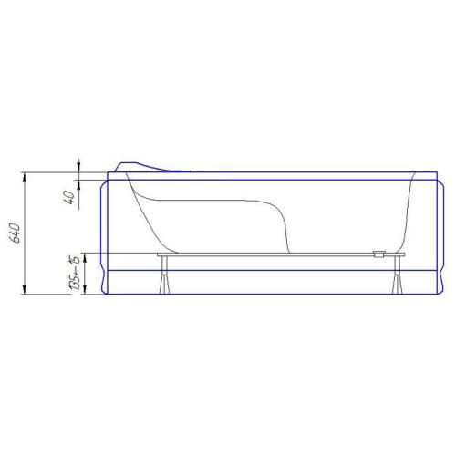 Ванна акриловая Artel Plast (Pescara) Оливия 1700х700 Ванна акриловая Artel Plast (Pescara) Оливия 1700х700