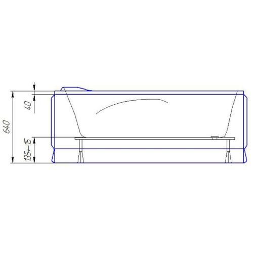 Ванна акриловая Artel Plast (Bergamo) Цветана 1700х750 Ванна акриловая Artel Plast (Bergamo) Цветана 1700х750
