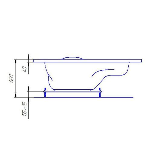 Ванна акриловая Artel Plast (Barletta) Станислава 1500х1500