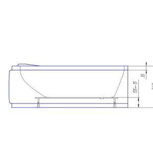 Ванна акриловая Artel Plast ( Florence) Ярослава 1500х1000