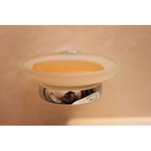 Мыльница стеклянная одинарная SP 8122 (хром) Мыльница стеклянная одинарная SP 8122 (хром)