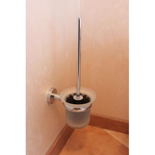 Ерш в стеклянном стакане SP 8129 (хром) Ерш в стеклянном стакане SP 8129 (хром)