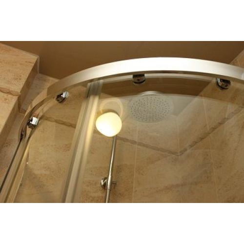 Душова кабіна Frame Primera SHQC 51906 напівкругла 90 см (сифон у подарунок)