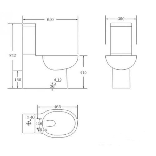 Унитаз-компакт Primera Shape 8190015