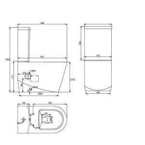 Унитаз-компакт Primera Topic 8190020 Унитаз-компакт Primera Topic 8190020