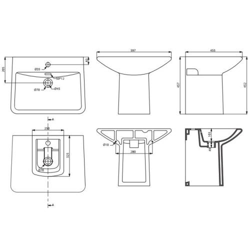Раковина Primera Nika 8100021