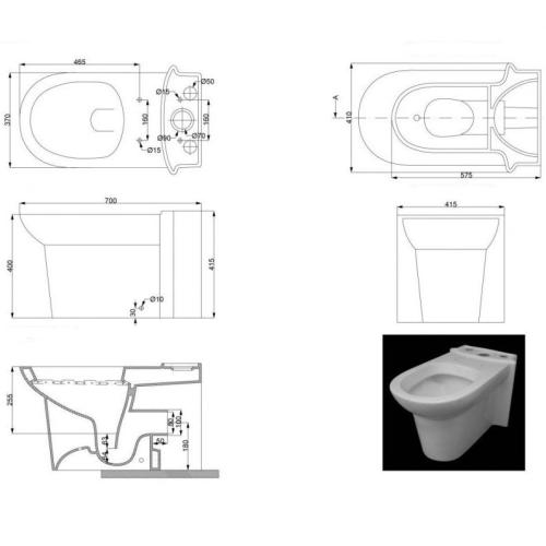 Унитаз-компакт Devit Vintage 3010122 Унитаз-компакт Devit Vintage 3010122