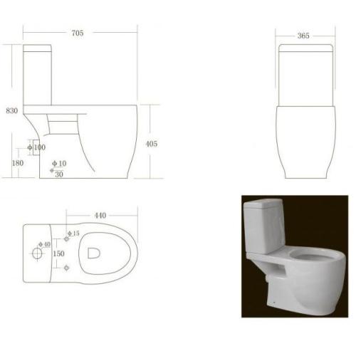 Унітаз-компакт Devit Prestige 3010124 Унітаз-компакт Devit Prestige 3010124