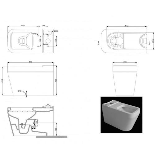Унітаз-компакт Devit Optima 3010130 Унітаз-компакт Devit Optima 3010130