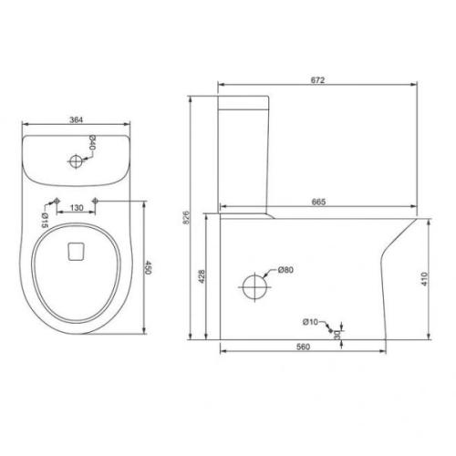 Унитаз-компакт Devit Aurora 2.0 3110128