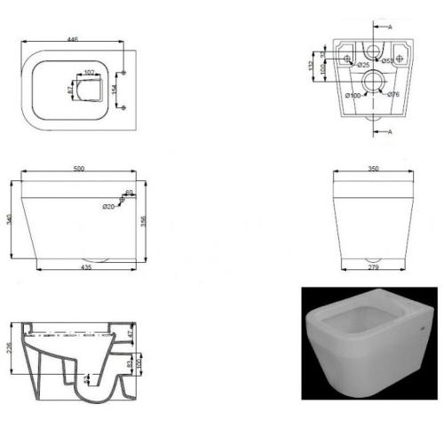 Подвесной унитаз Devit Optima 3020130 Подвесной унитаз Devit Optima 3020130