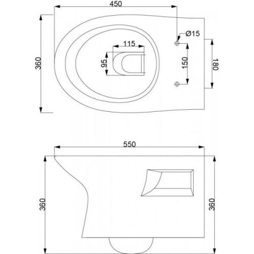 Подвесной унитаз Devit Aurora 2.0 3120128