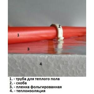 Мат под водяной теплый пол, пенополистирол 35 плотности, 50мм Мат под водяной теплый пол, пенополистирол 35 плотности, 50мм