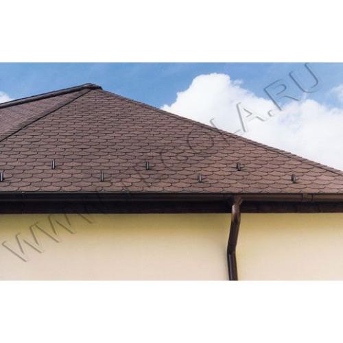 Tegola Битумная черепица Nordland Antik (Коричневая с отливом)