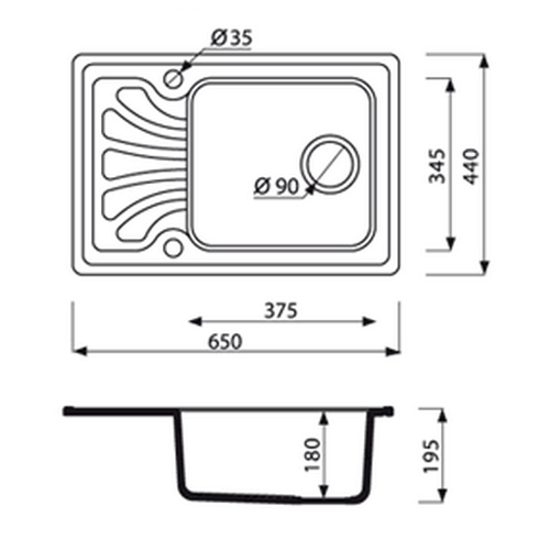 Гранітне миття Marmorin DATO 1k 0.5o
