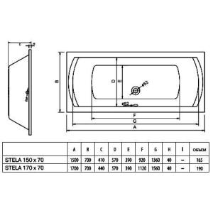 Гидромассажная Ванна Koller Pool Stela 150х70 Hydro Optimal