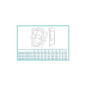 Гідромасажна Ванна Koller Pool Montana 160х105 L/P Hydro Optimal