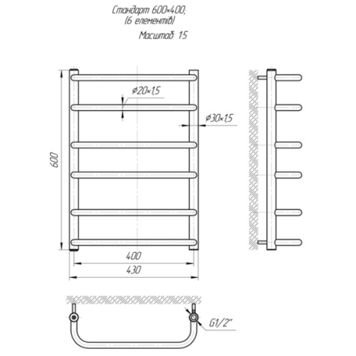 Сушка для рушників Mario Стандарт