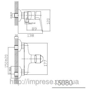 Imprese Witow Набор для душа 040864