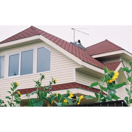 Битумная черепица Kerabit Тройка красно-черный 70000