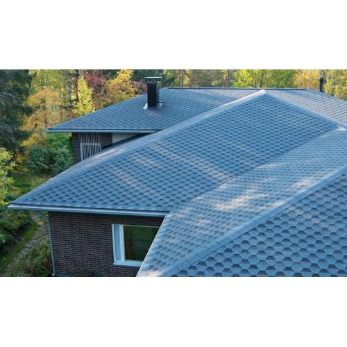 Бітумна черепиця Kerabit Трійка синя 70005