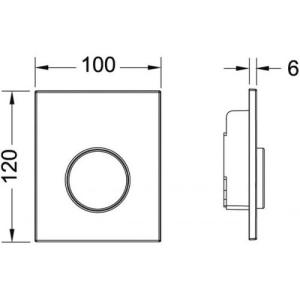 Панель смыва TECE loop 9242600