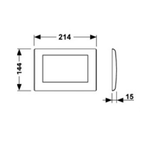 Панель змиву TECE planus 9240312 Панель змиву TECE planus 9240312