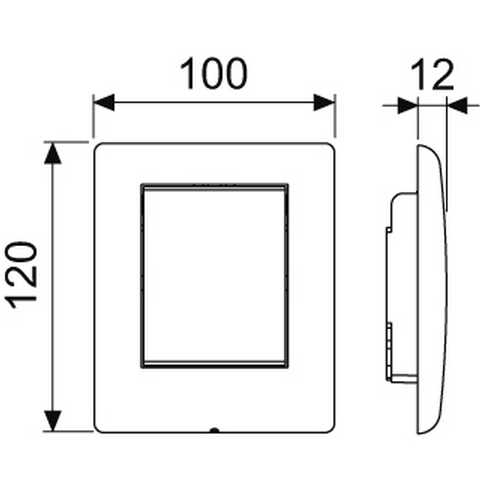 Панель змиву TECE planus 9242312 Панель змиву TECE planus 9242312