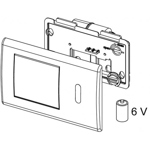 Панель смыва TECE planus с инфракрасным датчиком 9240350