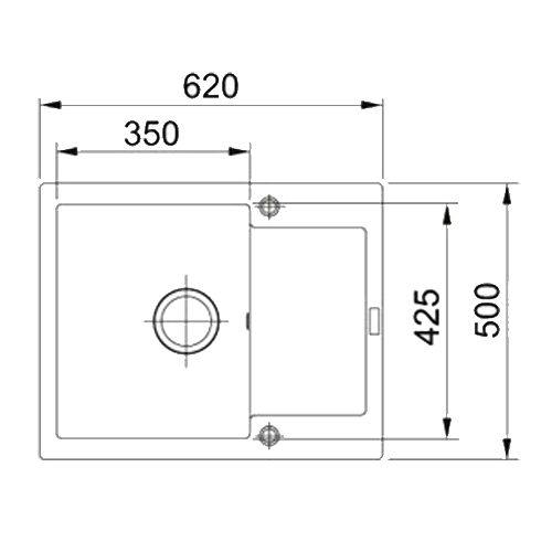 Гранітне миття Franke MRG 611-62