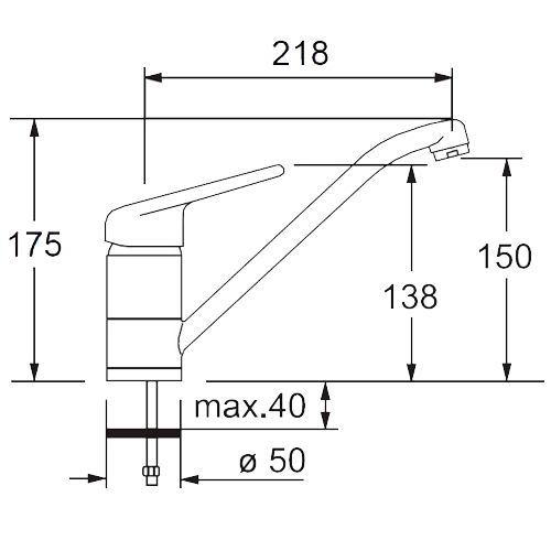 Змішувач для кухні Franke Princess 750 Змішувач для кухні Franke Princess 750